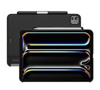 Procase Coque Arrière Antichoc pour Pro 11 (M4) 2024, Housse Compatible avec Votre Clavier(Clavier Pas Inclus), Etui Arrière très Résistance avec Porte de iPencil -Noir