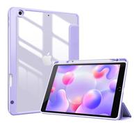 ProCase Coque avec Porte-Stylet pour iPad 10.2" iPad 9/8/7ème Génération 2021/2020/2019, Nouvel Étui Amélioré, Housse de Protection Anti-Chute -Violet