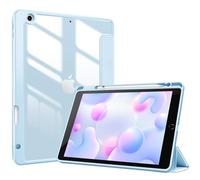 ProCase Coque avec Porte-Stylet pour iPad 10.2" iPad 9/8/7ème Génération 2021/2020/2019, Nouvel Étui Amélioré, Housse de Protection Anti-Chute -Bleu Ciel
