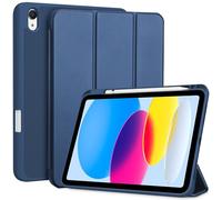 ProCase Coque avec Porte-Stylet pour iPad(A16) 11 Pouces 2025, iPad 10ème Génération 2022, iPad 10.9" 2022, Nouvel Étui Amélioré, Housse de Protection Anti-Chute -Marine