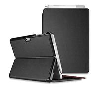 ProCase Coque Cuir pour Microsoft Surface Pro 7 Plus/Pro 7/Pro 6/ Pro 2017 /Pro 4/ Pro LTE, 12.3 Pouces Peut Mettre Votre Clavier, Étui de Protection Mince avec Porte-Stylet Intégré-Noir
