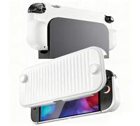 ProCase Coque Dockable pour Nintendo Switch 2 2025, Housse de Protection Fine avec Poignée et Support Intégré pour Console Switch 2 7,9", Design Ergonomique et Détachement Rapide -Blanc