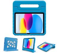 ProCase Coque Enfant Antichoc pour iPad 11 Pouces(A16) 2025, iPad 10ème Génération 10,9 Pouces 2022, Housse de Protection avec Porte-Stylet, en Silicone avec Poignée Transport -Bleu Licorne