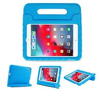 ProCase Coque Enfant Antichoc pour iPad Mini 5/Mini 4(7.9 Pouces), A2133 A2124 A2126 A2125 A1538 A1550, Étui Housse de Protection Maximale, Très Résistante en Silicone, Poignée Réglable-Bleu