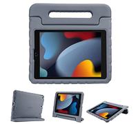 ProCase Coque Enfant pour iPad 9/iPad 8/iPad 7(iPad 10.2"), iPad Air 3 et iPad Pro 2(iPad 10.5"), Étui Housse de Protection Antichoc, Très Résistante en Silicone-Gris