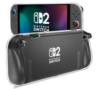 ProCase Coque Étui pour Nintendo Switch 2 2025 Anti-Rayures et Anti-Chocs, Housse Protection pour Switch 2 avec Poignée Ergonomique -Clair