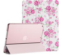 ProCase Coque iPad 9/8/7ème Génération 2021/2020/2019, Coque iPad 10.2", Housse Étui de Protection, Veille/Réveil Automatique -Roses Vintage