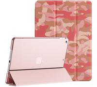 ProCase Coque iPad 9/8/7ème Génération 2021/2020/2019, Coque iPad 10.2", Housse Étui de Protection, Veille/Réveil Automatique -Camopink
