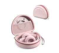 ProCase Coque pour Beats Solo 4/Solo 3, Studio Pro/Studio 3 - Rose Nuage | Étui Casque EVA Antichoc avec Poche Filet et Poignée, Rangement Portable de Voyage