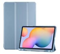ProCase Coque pour Galaxy Tab S6 Lite 10,4 Pouces avec Porte-Stylo 2022 (SM-P613/P619) & 2020 (SM-P610/P615/P617), Housse Étui Protection 10,4" Antichute Auto Sommeil/Réveil-Bleu