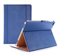 ProCase Coque pour iPad 6, iPad 5, iPad Air 2, iPad Air 1, Étui Cuir PU 9.7 Pouces Housse Case de Protection, avec Multiples Angles, Sommeil/Réveil Automatique-Marine