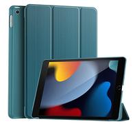 ProCase Coque pour iPad 9ème Génération 2021, iPad 8ème Génération 2020, iPad 7ème Génération 2019, iPad 10.2", Nouvel Étui Amélioré, Housse de Protection Anti-Chute -Bleu Canard