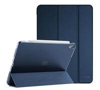 ProCase Coque pour iPad Air 11 Pouces (M4) 2026/(M3) 2025/(M2) 2024, Air 5ème 2022/4ème 2020 10.9 Pouces, Étui de Protection Anti-Chute, Rabat Magnétique Stable -Marine