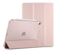 ProCase Coque pour iPad Air 11 Pouces (M4) 2026/(M3) 2025/(M2) 2024, Air 5ème 2022/4ème 2020 10.9 Pouces, Étui de Protection Anti-Chute, Rabat Magnétique Stable -Rose