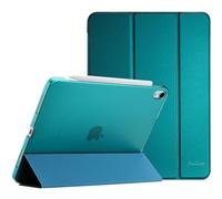 ProCase Coque pour iPad Air 11 Pouces (M3) 2025/(M2) 2024, Air 5ème 2022/4ème 2020 10.9 Pouces, Étui de Protection Anti-Chute, Rabat Magnétique Stable -Émeraude