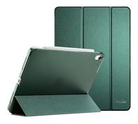 ProCase Coque pour iPad Air 11 Pouces (M4) 2026/(M3) 2025/(M2) 2024, Air 5ème 2022/4ème 2020 10.9 Pouces, Étui de Protection Anti-Chute, Rabat Magnétique Stable -Vert Nuit