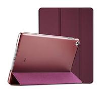 ProCase Coque pour iPad Air 2-9.7 Pouces, 2è Génération, Modèles-A1566 A1567, Housse Étui de Protection avec Support Fonction et Veille/Réveil Automatique pour iPad Air 2-9.7 Pouces-Lie de vin