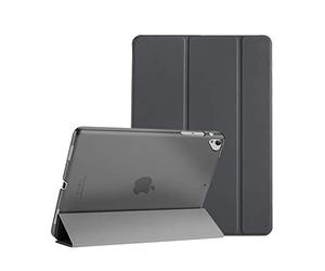 ProCase Coque pour iPad Pro 12.9 2015/2017, 1ère/2ème Génération, A1584/A1652/A1670/A1671/A1821, Housse Étui de Protection avec Support Fonction et Veille/Réveil Automatique pour iPad Pro 12.9-Gris
