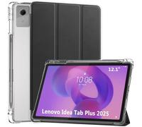 ProCase Coque pour Lenovo Idea Tab Plus 12.1" 2025, Housse de Protection Ultra-Fine avec Veille/Réveil Automatique pour Tablette Lenovo Idea Tab +, Porte-Stylet et Fermeture Magnétique -Transparent