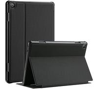 ProCase Coque pour Lenovo Tab M10 10.1 Pouces 3ème Géné TB328FU TB328XU Étui Housse de Protection pour Lenovo Tab M10 3ème Géné en 2022 Anti-Chute, Rabat Magnétique Stable, Noir