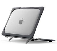 ProCase Coque pour MacBook Pro 13", M2 A2338 en 2022, M1 A2338/A2289/A2251 en 2020, Étui de Protection Coins Renforcés, Résistante aux Rayures et au Jaunissement -Noir