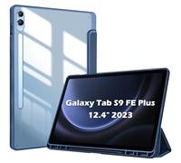 ProCase Coque pour Tab Galaxy S9 FE Plus 2023(SM-X610/SM-X616B) 12.4 Pouces avec S Pen Holder, Étui Housse de Protection Antichute Galaxy Tablette S9 FE+ Plus 12.4" -Marine