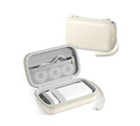 ProCase Coque Rigide pour étiqueteuse pour SUPVAN E10, Nelko P21, Phomemo D30, ORGSTA S001,Coque Imprimante d'Etiquettes Machine à Autocollants -Beige