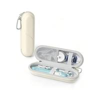 ProCase Étui à Brosse à Dents Électrique Compatible avec Oral B/Oral-B Pro/Oral-B IO 2/IO Series/Philips Sonicare, Etui de Voyage pour Brosse à Dents électrique -Beige