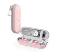 ProCase Étui à Brosse à Dents Électrique Compatible avec Oral B/Oral-B Pro/Oral-B IO 5/IO Series/Philips Sonicare, Etui de Voyage pour Brosse à Dents électrique -Rose