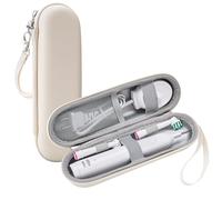 ProCase Étui à Brosse à Dents Électrique Compatible avec Oral-B Vitality Pro/Oral-B IO 2/IO Series/Oral-B Pro/Philips Sonicare, Housse de Voyage pour Oral-B/Oral-B IO Series -Beige