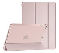 ProCase Étui Antichoc pour iPad 9.7 Pouces 2017/2018 5ème /6ème Génération, iPad Air 1/2, Étui de Protection Cover Case, Support Fonction et Sommeil, Réveil Automatique -Rose