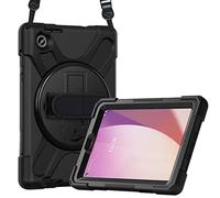 ProCase Étui Antichoc pour Lenovo Tab M8 4éme Géné 20,32 cm (1280 x 800, HD) 2023 Case 8 Pouces, Enfant ou Adult Housse Coque de Protection très Résistant avec Bandoulière-Noir