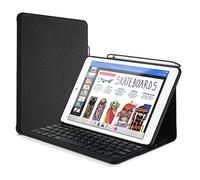 Procase Étui Clavier QWERTY pour iPad Air 10.5" (3ème génération) 2019 / iPad Pro 10.5 2017 avec iPencil Holder, Coque Housse de Protection avec Clavier sans Fil et Support Mince et Léger -Noir