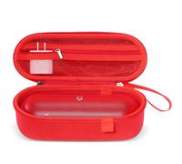 ProCase Étui de Transport pour Haut-Parleur Bluetooth Portable Beats Pill, avec Poche en Filet supplémentaire pour Ranger Les fiches et Les Cordons -Rouge
