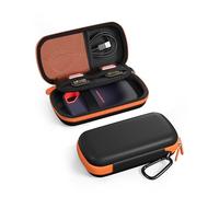 ProCase Étui Disque Dur Externe Housse pour SanDisk Extreme Portable/Extreme Pro SSD Externe/SanDisk Portable SSD, EVA Pochette Case avec Compartiment pour Carte SD -Orangenoir
