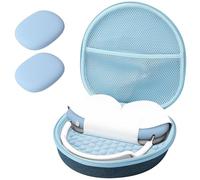 ProCase Étui pour AirPods Max/Max 2, Coque EVA Rigide de Voyage - Marine | Avec Housse Silicone, Doublure Douce et Poche Filet pour Accessoires, Antichoc, pour Voyage et Rangement Quotidien