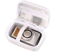 ProCase Étui pour Appareil Photo Compact, Sacoche pour Canon PowerShot SX740 HS/Canon G7X Mark III Mark II/Kodak Pixpro C1/Sony ZV-1/Panasonic Lumix TZ99, Housse pour l'appareil Photo Numérique -Blanc