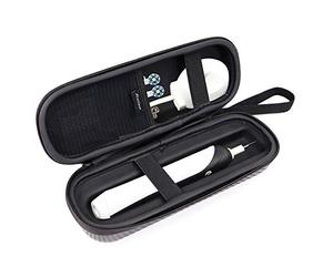 ProCase Étui pour Brosse à Dents Électrique Oral-B Vitality Pro/Oral-B Pro et Philips Sonicare ou Autres Modèles de Même Taille, Extérieur EVA Antichoc, Intérieur Cuir PU Hygiénique -Noir