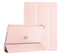 ProCase Coque iPad 9ème Génération 2021/iPad 8ème Génération 2020/iPad 7ème Génération 2019, Coque iPad 10.2", Housse Étui de Protection, Veille/Réveil Automatique -Rose Clair