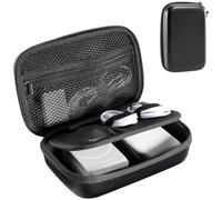 ProCase Étui Rigide de Voyage pour Macbook Adaptateur de Courant Chargeurs Câbles Banque d’Énergie Apple Magic Mouse Apple Pencil USB Flash Disk SD Card -S, Noir