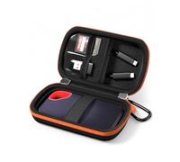 ProCase Étui Rigide pour SanDisk Extreme & Portable SSD V3 SDSSDE70/E31 | Matériau EVA antichoc, 2 emplacements pour cartes SD, poche en filet intégrée, étui de voyage compact
