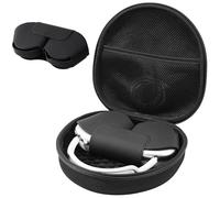 ProCase Étui Transport Rigide pour Apple AirPods Max 2020 avec Couvercle de Mode Sommeil et Pochette en Filet, Housse Protecteur Portable de Voyage pour AirPods Max -Ombre Noire