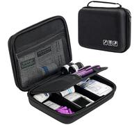 Procase Étui Voyage de Insuline Médicament, Trousse à Insuline Diabétique Pratique, Sac Diabète de Stylos à Insuline, Seringues et Aiguilles, Coque Voyage Insuline -Noir