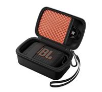 ProCase Housse de Protection pour Enceinte JBL GO 4/ GO 3/ Essential / 2, Speaker Case Portable, Étui de Transport Rigide pour Enceinte JBL GO 3 Eco Ultra, Sac de Rangement Anti-Choc Anti-Rayure -Noir