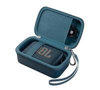 ProCase Housse JBL Go 5/4/3/Essential 2, Étui Rigide - Bleu | Étui de Transport Portable pour Enceinte, Sac de Rangement Anti-Choc et Anti-Rayure, avec Protection Rigide