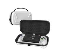 ProCase Housse pour ASUS ROG Xbox Ally/ROG Xbox Ally X, Boîtier Rigide Protection Portable pour Console, Étui avec Compartiments pour Cartes et Accessoires, Sac de Transport Léger avec Poignée -Blanc
