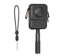 ProCase Housse pour DJI Osmo 360, Étui Rigide Compact avec Doublure Douce, Accessoire pour Caméra DJI Osmo 360, Protection Antichoc et Antipoussière, Sac pour Caméra avec Mousqueton et Dragonne -Noir