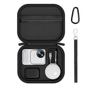 ProCase Housse pour Insta360 GO Ultra Pack Standard, Étui Rigide Compact pour Caméra Insta360 GO Ultra et Accessoires, Sac de Protection Antichoc pour Caméra avec Mousqueton et Dragonne -Noir