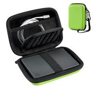 ProCase Pochette pour Disque Dur Externe 2.5", Sacoches et Étuis pour Disque Dur, Compatible avec UnionSine, Seagate, Toshiba Canvio Partner, WD, Samsung SSD, Housse de Protection Universelle -Vert