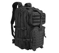 ProCase Sac à Dos Style Militaire, 42L Grand Volume Sac à Dos Multifonction, pour École/Trekking/Randonnée/Camping/Voyage/Pêche/Escalade/Alpinisme/Alpinisme ou Utilisation Quotidienne-Noir